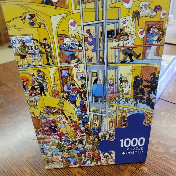Heye Hotel Life by Schone 1000pc jigsaw puzzle - Picture 2 of 2
